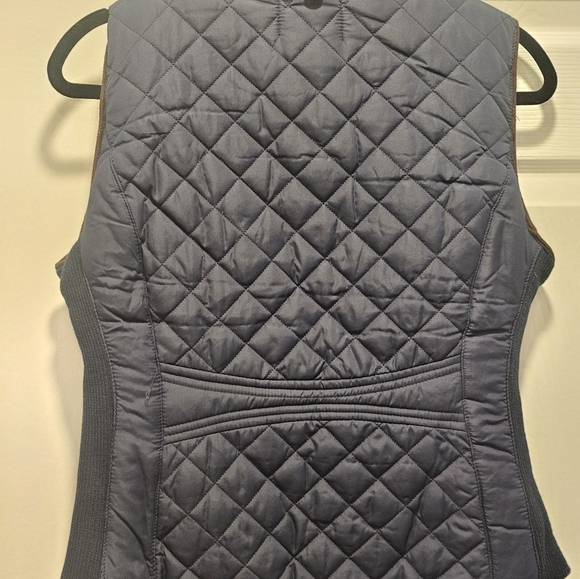 Blue Leather Vest - Size M - Auline Collection - Picture 3 of 3